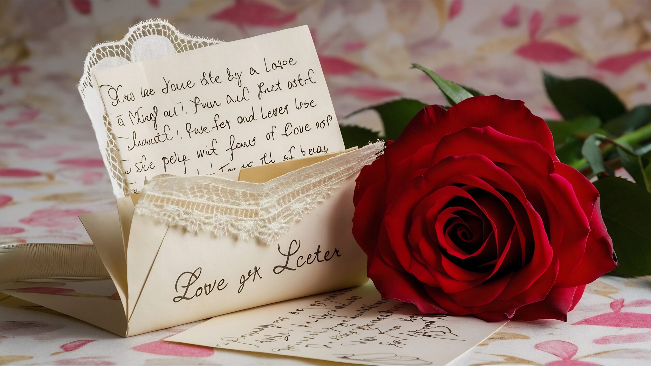 milostný dopis pro muže – něžné vyznání lásky