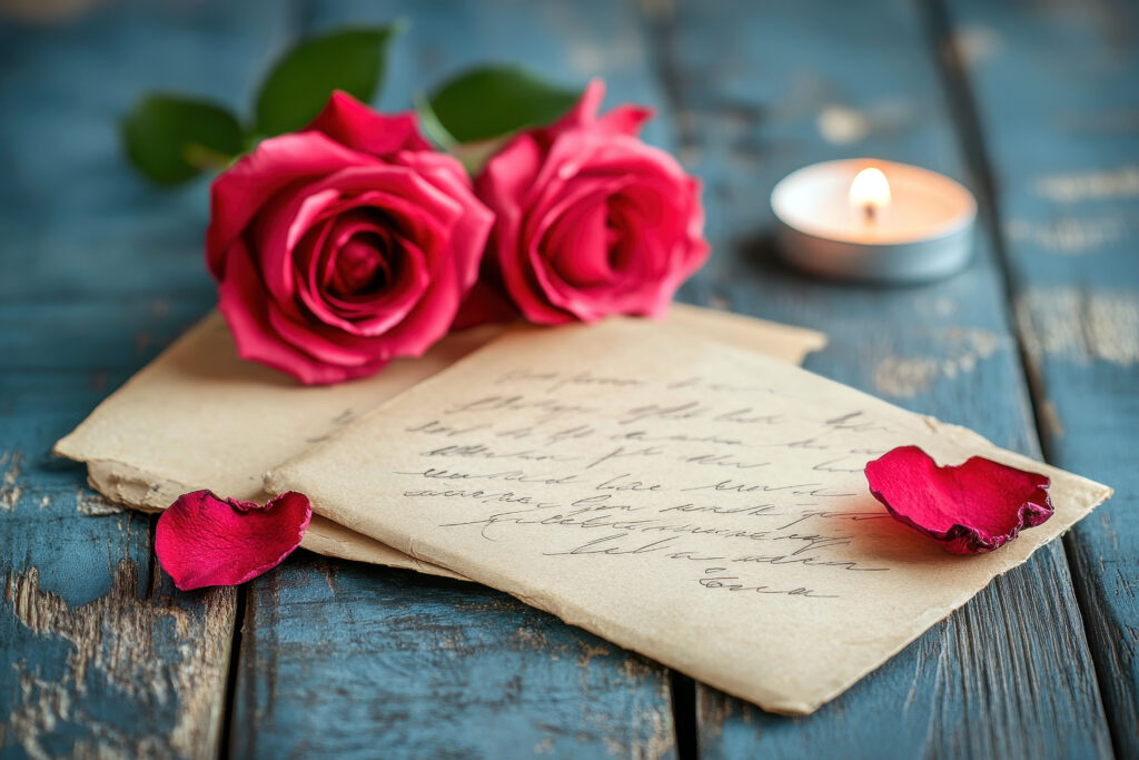milostný dopis pro muže – něžné vyznání lásky
